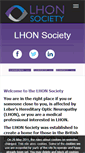 Mobile Screenshot of lhonsociety.org